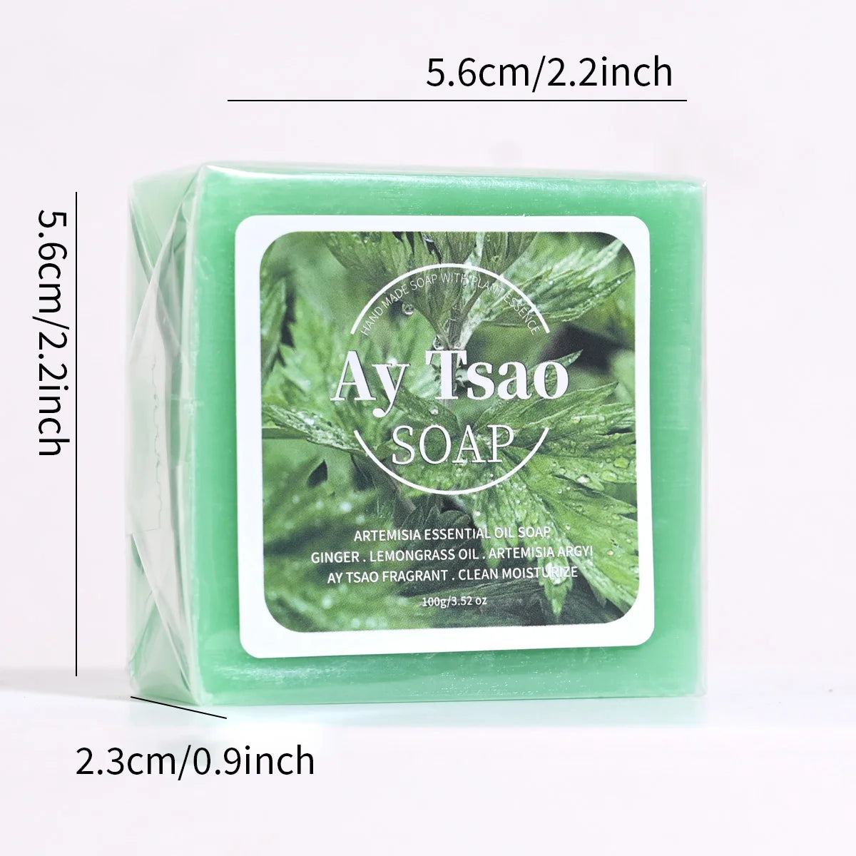B+artemisia Plant Essential Oil Soap Containing Lemongrass Ginger Qme