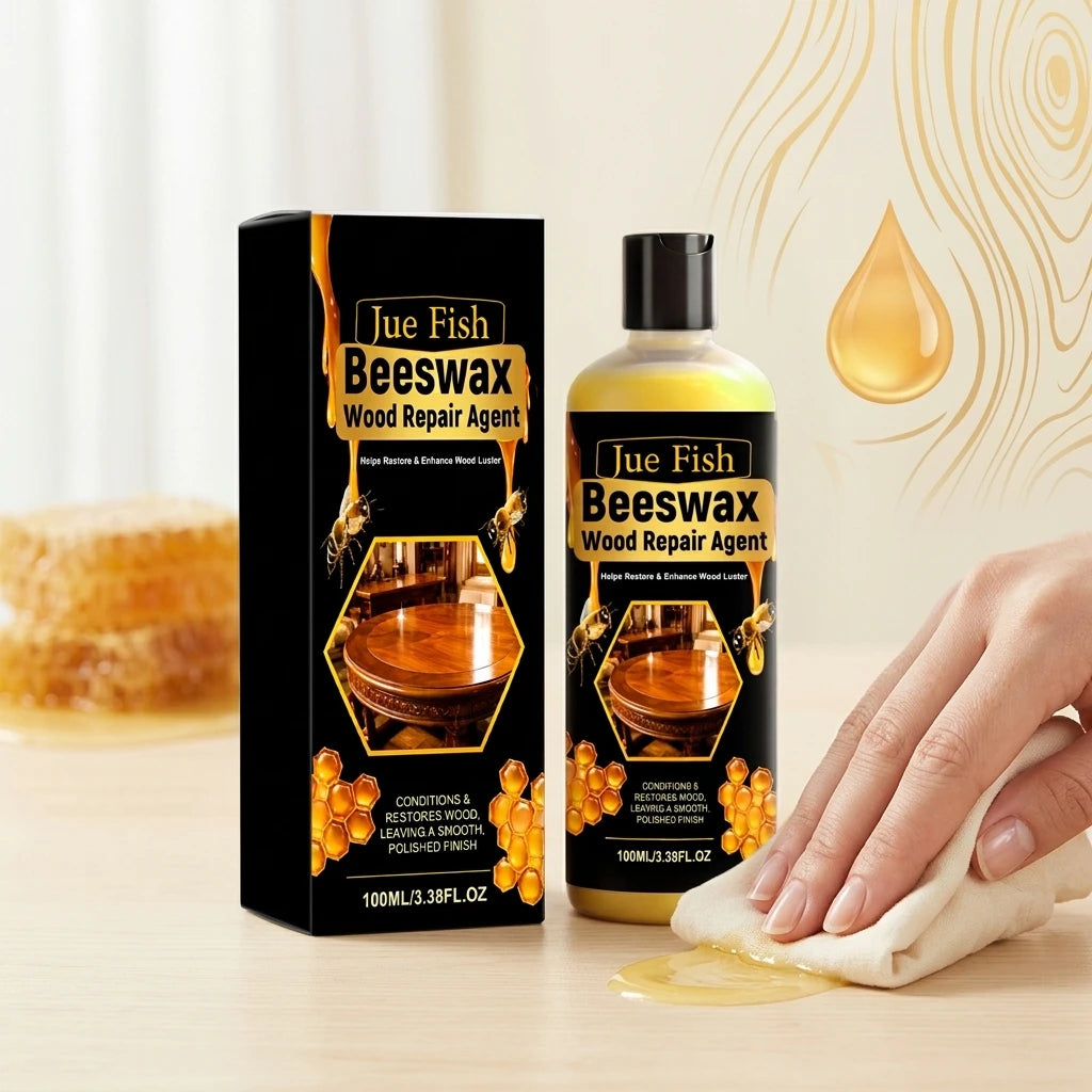 Beeswax Wood Repair Agent Removing Scratches Polishing Restoring Luster Wooden Furniture Maintenance Multi-purpose Wood Care Oil Qme