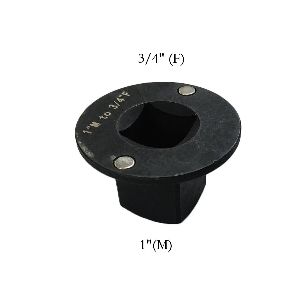 1x Low Profile For Impact Driver Socket Adapter 3/4 To 1inch 1/2 To 3/4 3/8 To 1/2 Power Tools Accessories Workshop Equipment Qme 9.5 to 25mm