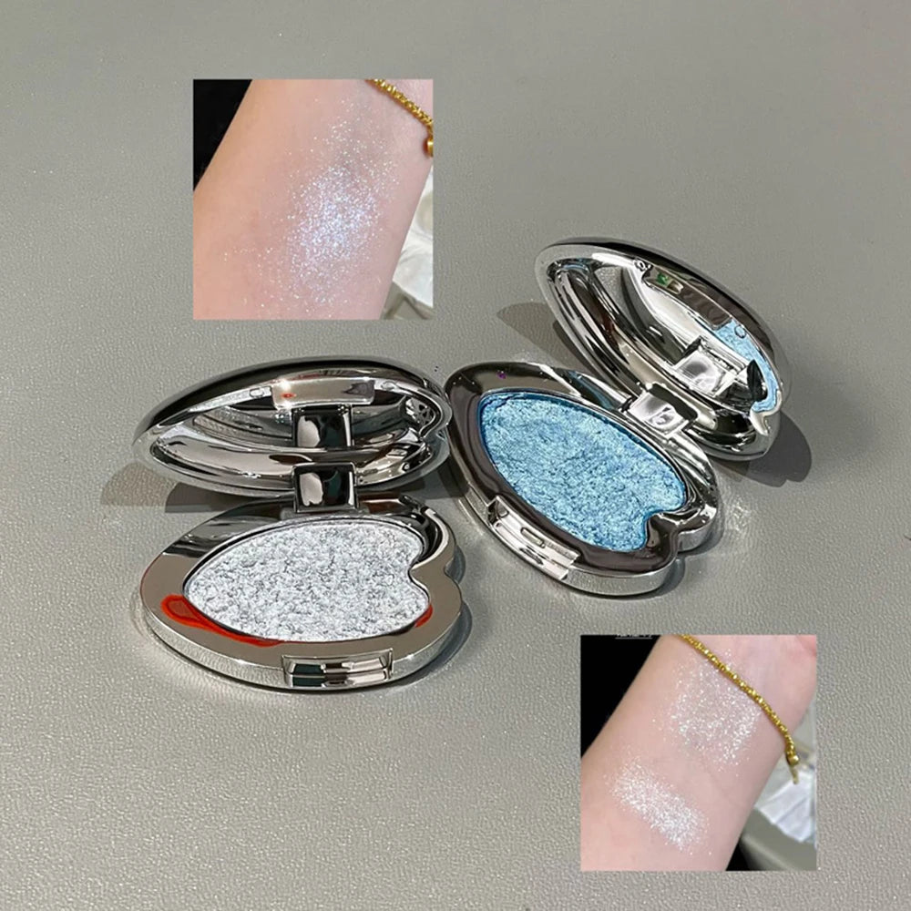HERORANGE Loveheart Monochrome Highlighter Pearlescent Shawdow Qme
