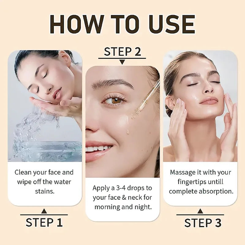 2.5% Retinol Anti-Aging Serum with Niacinamide - Firming, Brightening, Hyaluronic Acid Infused for Youthful Skin Qme