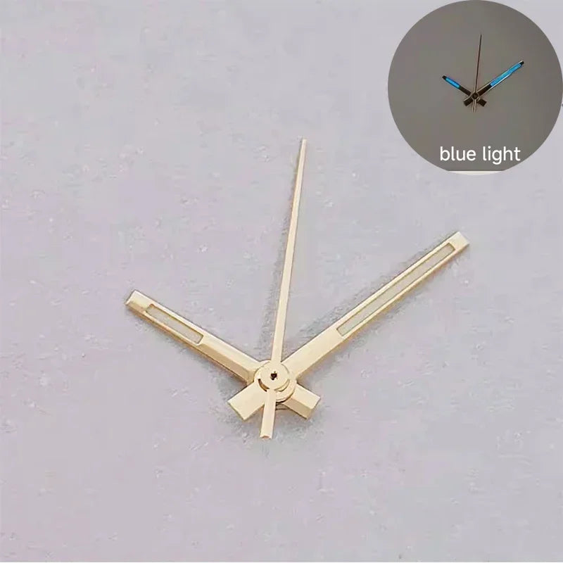 Modified Watch Hands Green Luminous Logbook Needle Silver Gold Rose Watch Accessories for NH35/NH36/4R/7S Movement Qme UG