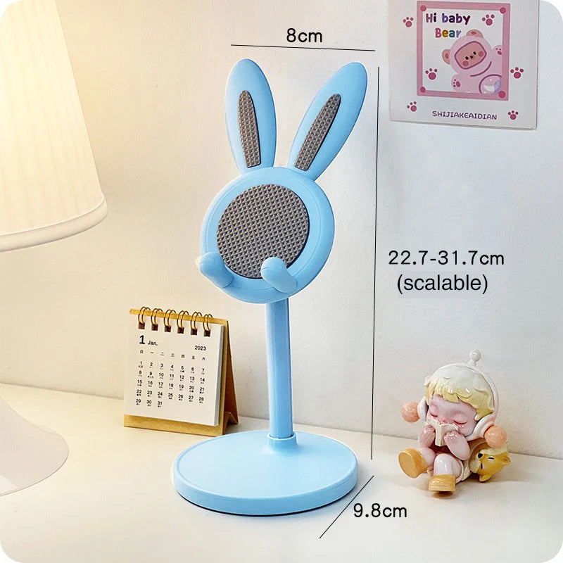Pink Phone Holder Desktop Cell Stand Iphone 13 14 Samsung Smartphone Qme