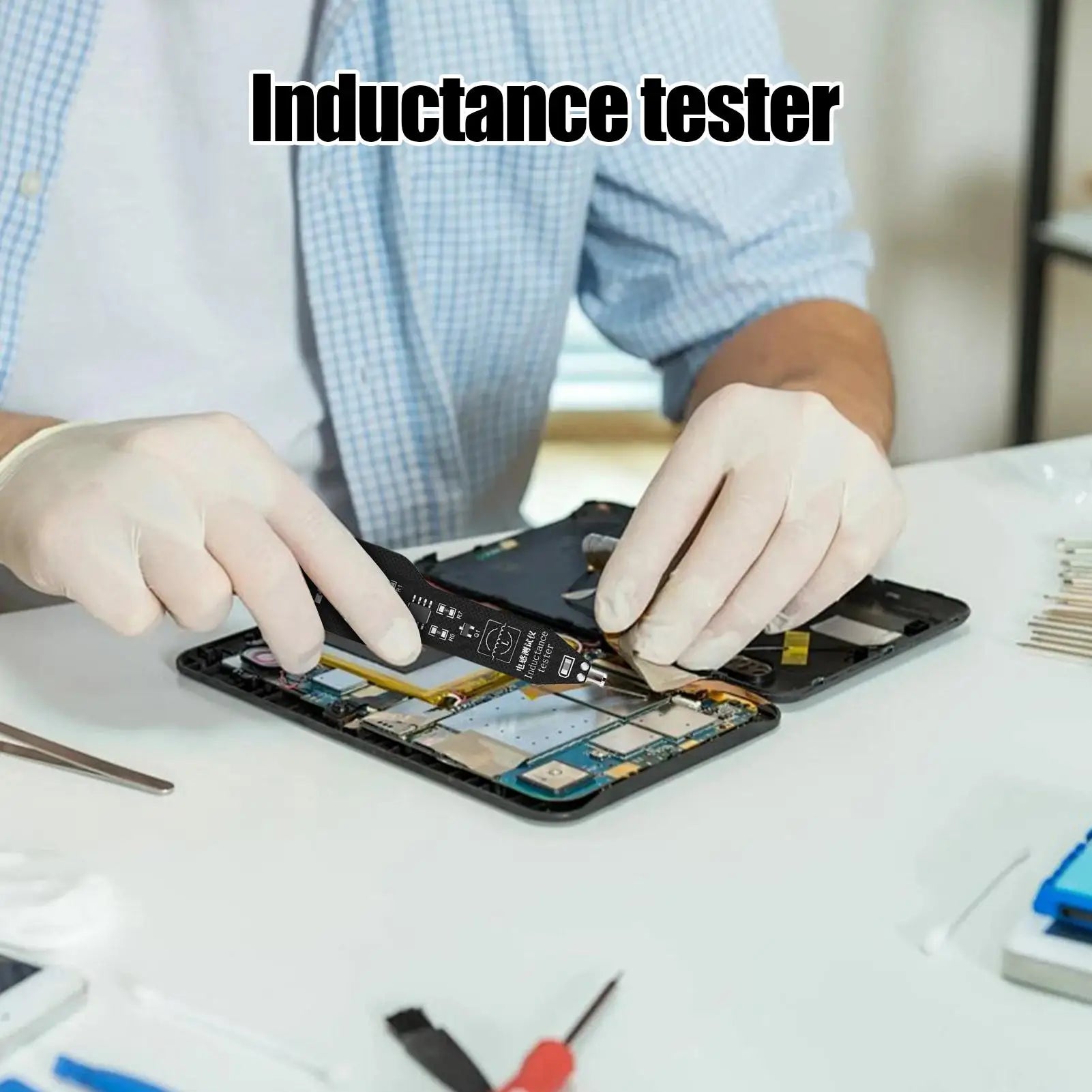 Electronic Motherboard Coil Tester Coil Pack Tester Precise Professional Detector for Electromagnetic Induction Maintenance Qme