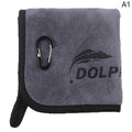 Portable Buckle Fishing Towel Thickened Anti Slip Hand Wiping Qme A1