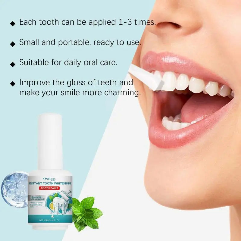 Teeth Whitening Paint Tooth Stain Removal Tool Reduces Tartar Keeps Qme