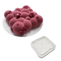 3D Square Cloud Shaped Silicone Cake Mold White Mousse Baking Dessert Qme A