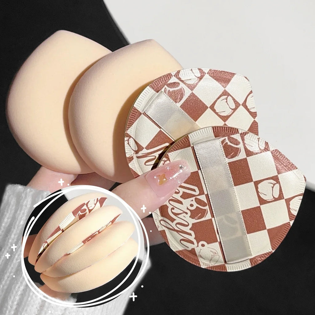 Dry and wet makeup puff sponge soft Korean style cute elastic marshmallow soft cushion makeup foundation set Qme