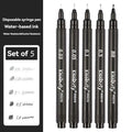 5Pcs Color Micro-Pen Fineliner Pens,High Quality Pigment Liner Multiliner Archival Ink Micro Fine Pen,for Sketching, Drawing Qme Black-mix