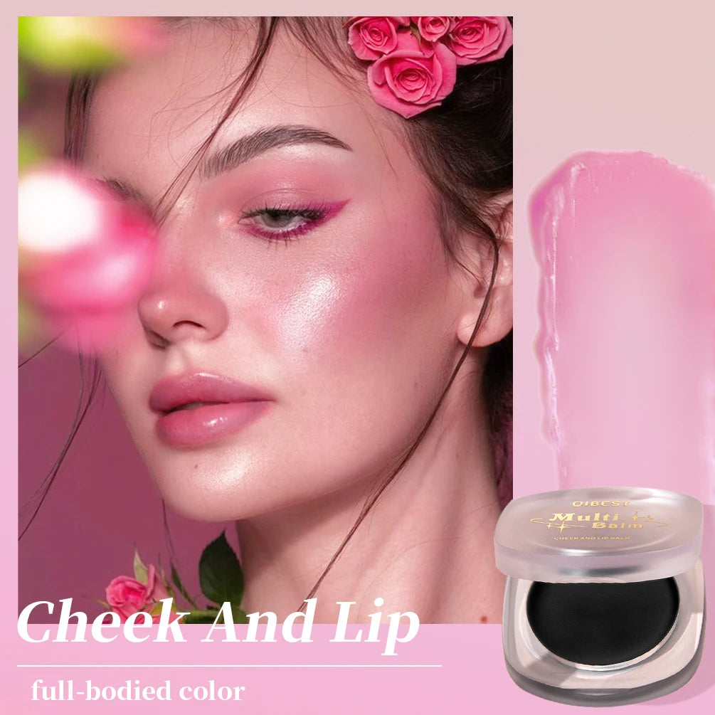 QIBEST Jelly Lipstick Moisturizing Lasting Natural Temperature Change Color Lip Balm Nouritious Makeup Lip Satin Tint For Women Qme