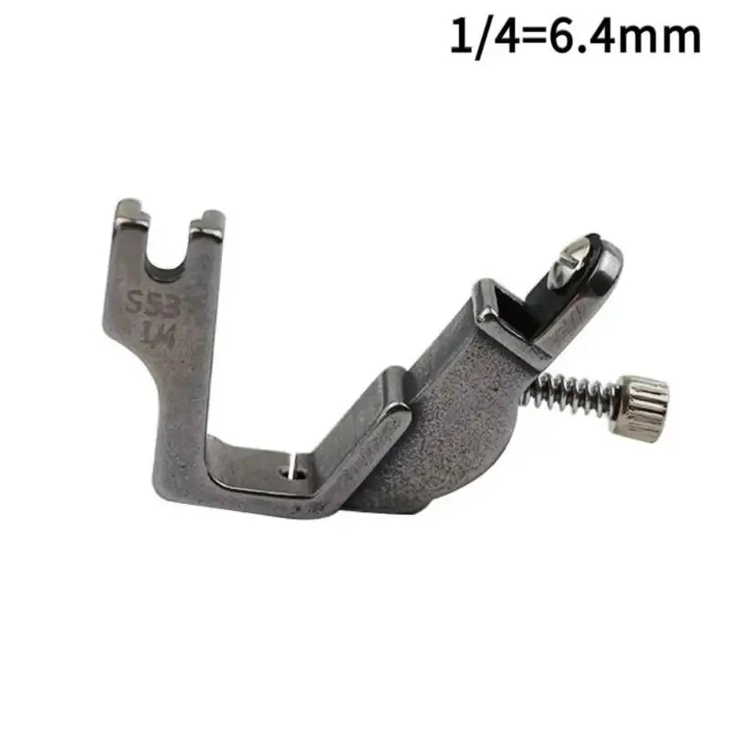S537 Pleated Wrinkled Presser Foot Right Guide Multifunctional Lockstitch Sewing Machine Feet Industrial Pressing Foot Qme 6mm