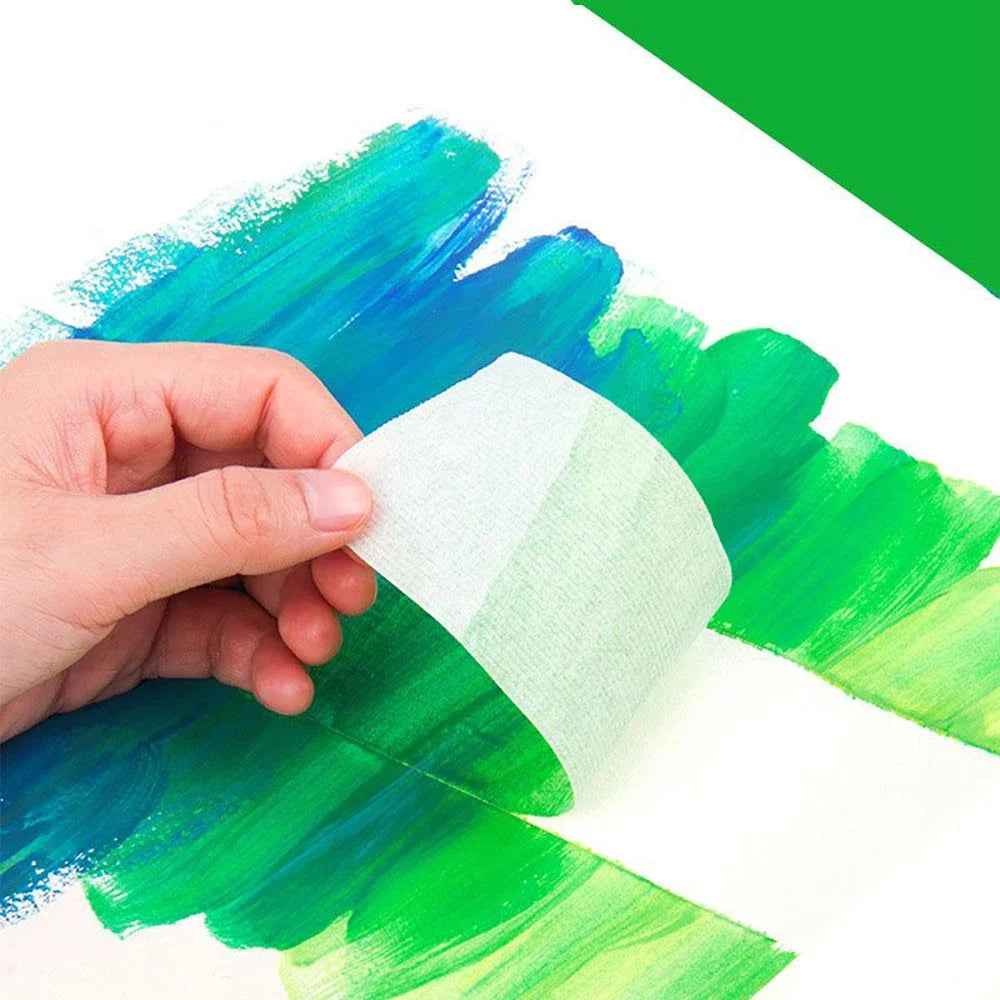 12M Masking Tape White Writable Sealing Self Adhesive Tape Waterproof for Art Painting Sketch Car DIY Paper School Supplies Qme