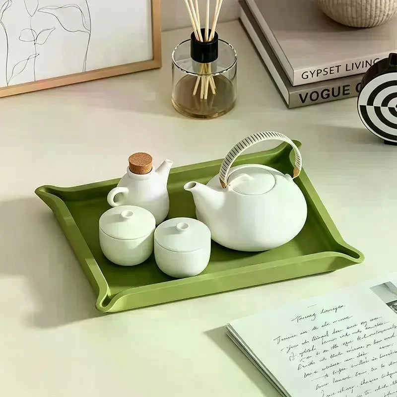 1Pcs Curved Corner Square Storage Tray Silicone Mold DIY Handmade Plaster Resin Jewelry Display Plate Craft Casting Molds Home D Qme