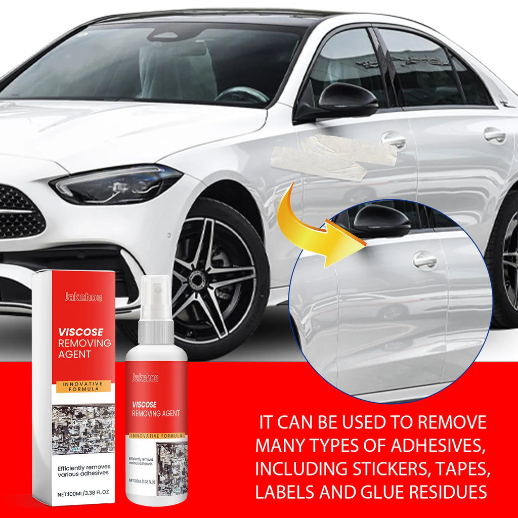 Adhesive Remover Spray Sticky Residue Remover Wall Sticker Glue Removal Car Glass Label Cleaner Polishing Adhesive Glue Spray Qme