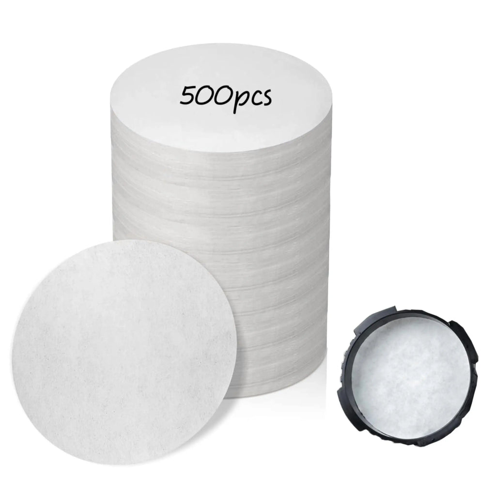Round Coffee Filters Compatible Aeropress Maker Bialetti Moka Pot Qme 500pcs