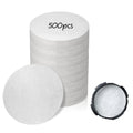 Round Coffee Filters Compatible Aeropress Maker Bialetti Moka Pot Qme 500pcs
