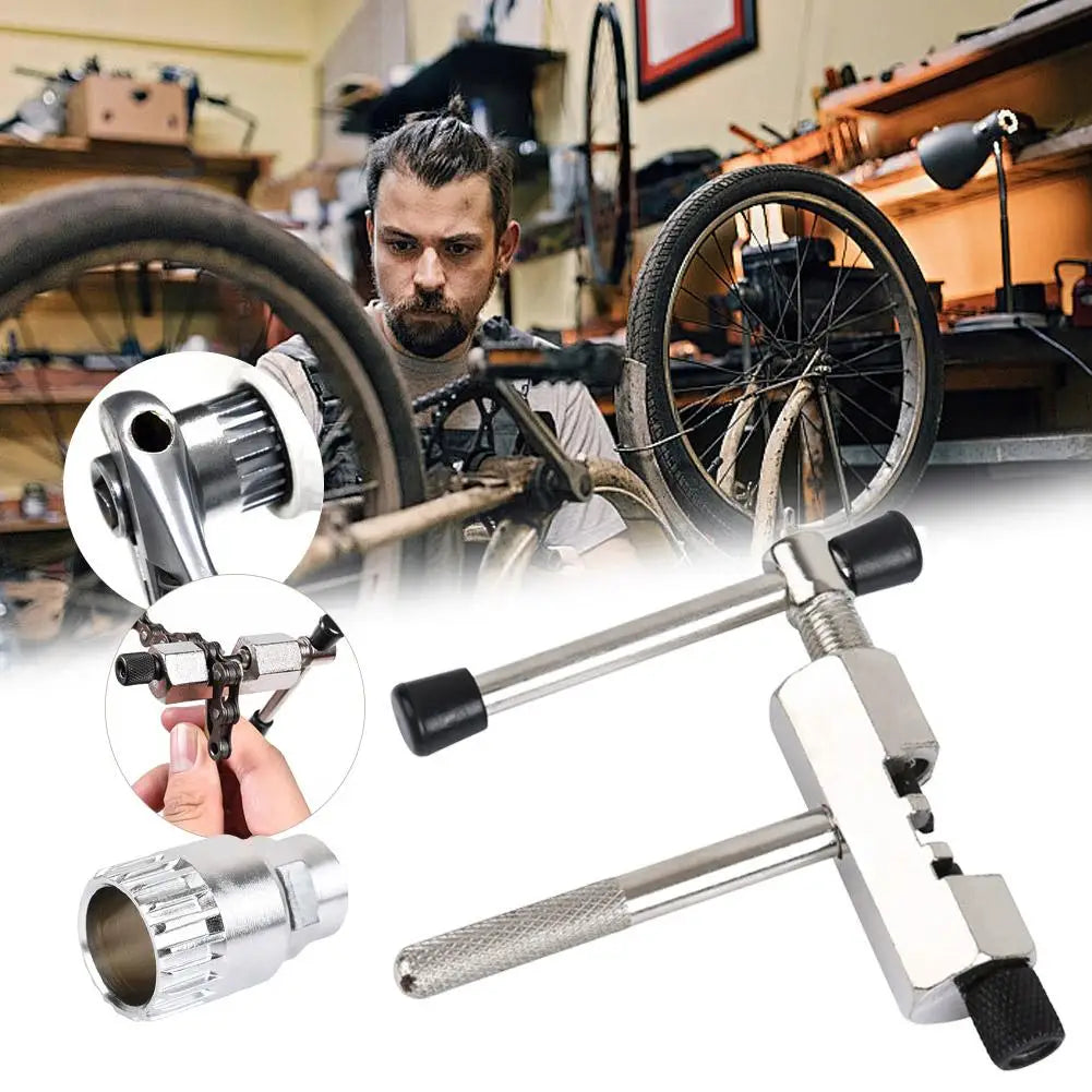 Stainless Steel Bicycle Chain Squeeze Breaker Remover Replace Tools Chain Saw Splitter Cutter Bike Cycling Repair Tools Qme