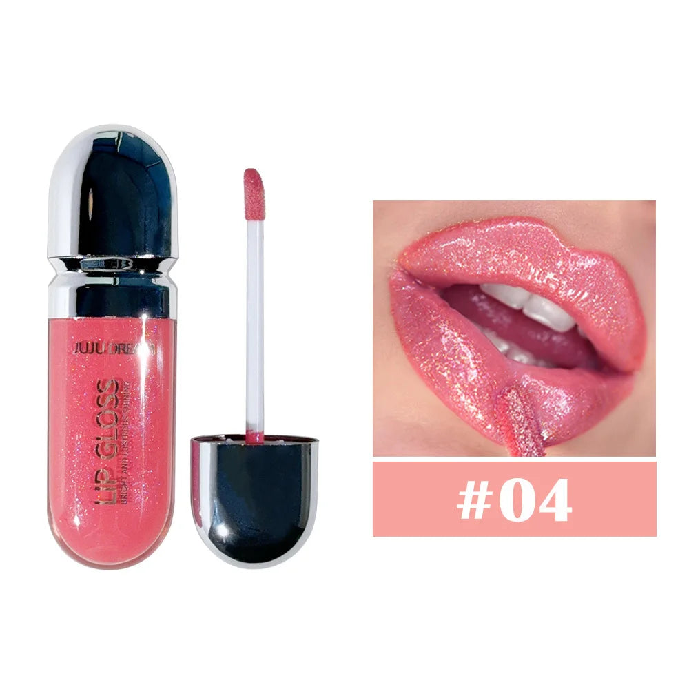 JUJU DREAM Moisturizing Mirror Lip Gloss Watery Glassy Glaze Long Qme 04