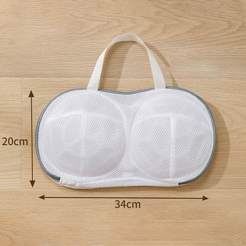 Anti-deformation Underwear Washing Bag Bra Laundry Special Cover Qme B one size