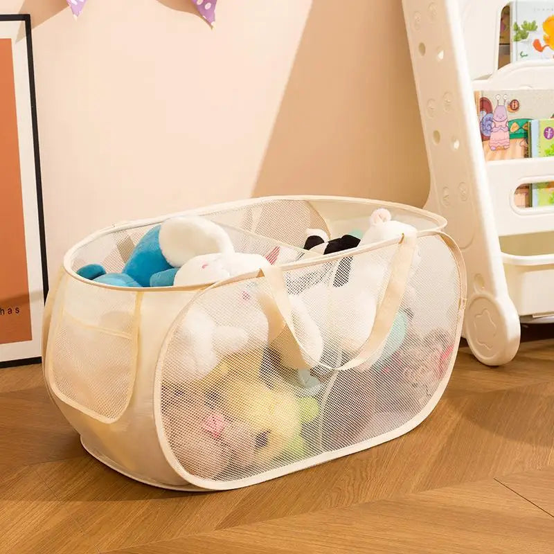 Multifunctional Children's Toys Storage Basket Large Capacity Laundry Qme