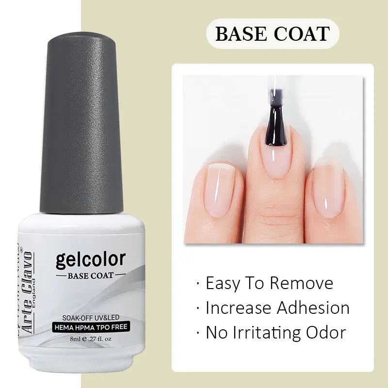 Arte Clavo Semi-permanent Gel Nail Varnish 180 Colors Semipermanent Qme