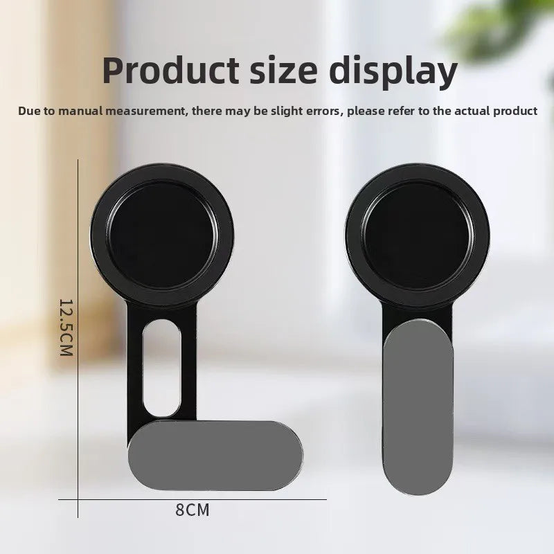 Magnetic Foldable Holder Laptop Phone Holder Dual Screen Extension Multi Screen Adjust Stand Invisible Laptop Side Mount Bracket Qme