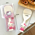 Kuroomi Creative Cartoon Household Spoon Plastic PP Non-Stick Rice Spoon That Stands Upright Qme 4