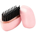 Mini Fast Heating Hot Comb Rechargeable Hair Straightening Comb with 3 Temp Settings Cordless Hair Straightening Brush for Women Qme Pink