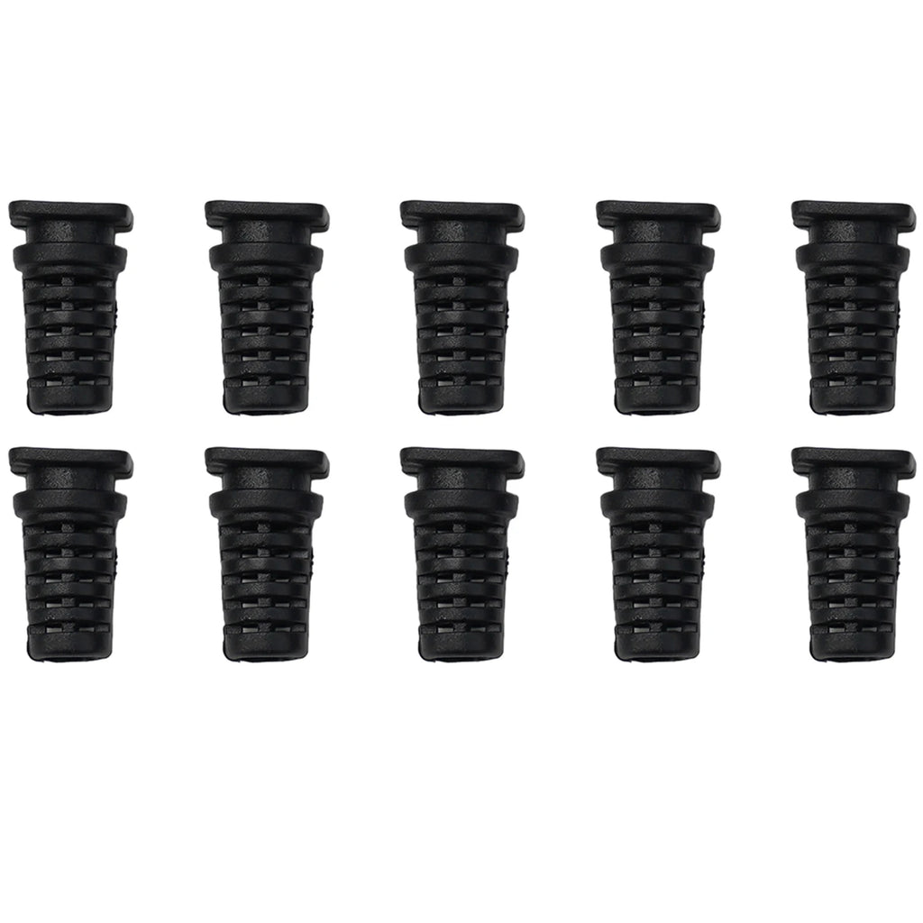 10pcs Cable Gland Connector Rubber Strain Relief Cord Power Tools 3.5/4/5mm Cable Sleeves Torsion Proof Glands Qme 5mm black