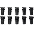 10pcs Cable Gland Connector Rubber Strain Relief Cord Power Tools 3.5/4/5mm Cable Sleeves Torsion Proof Glands Qme 5mm black