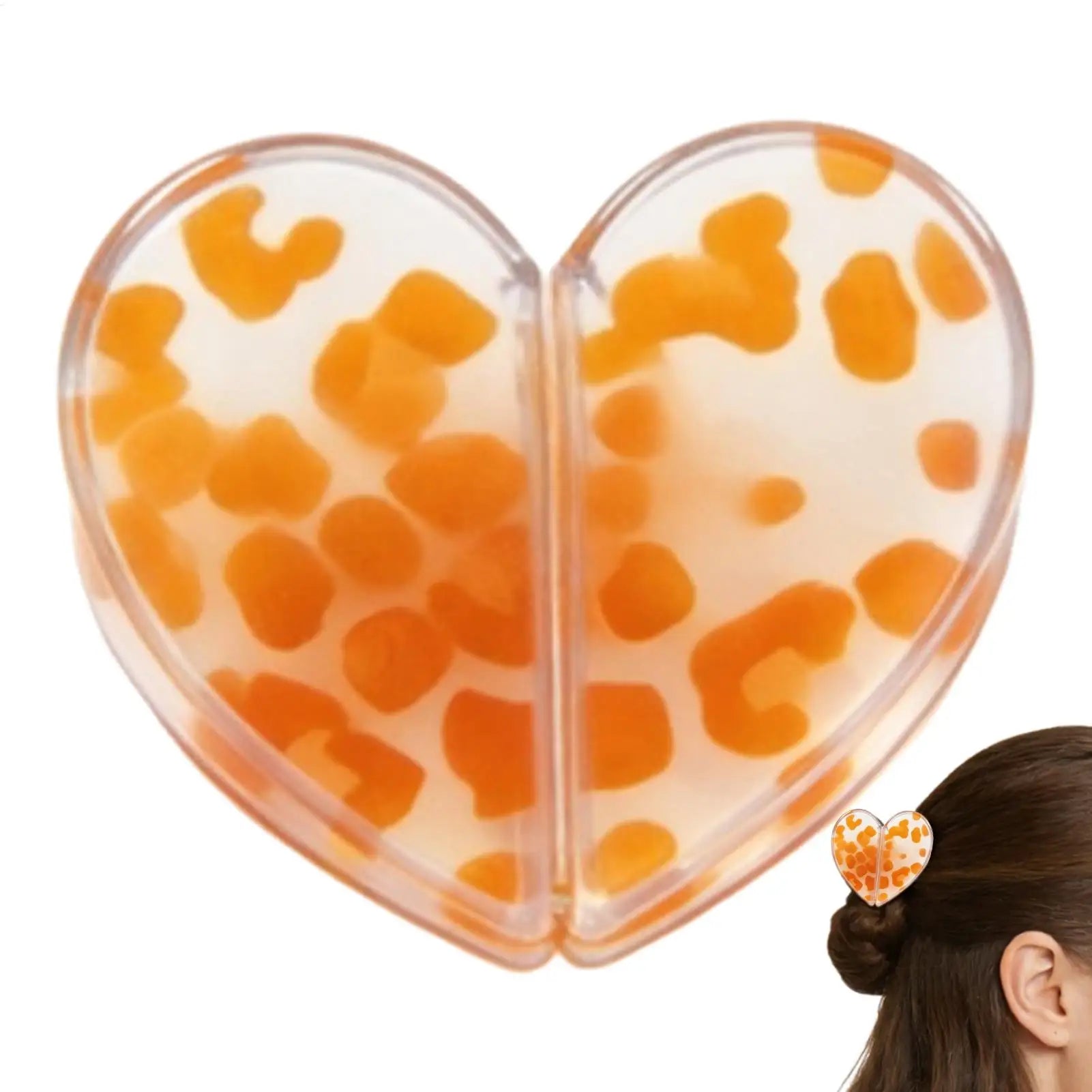 Smart Magnetic Hair Clip Heart-Shaped Non-Slip Styling Clips Ins Style Hair Accessories Strong Hold Magnetic Hairs Clip No Creas Qme