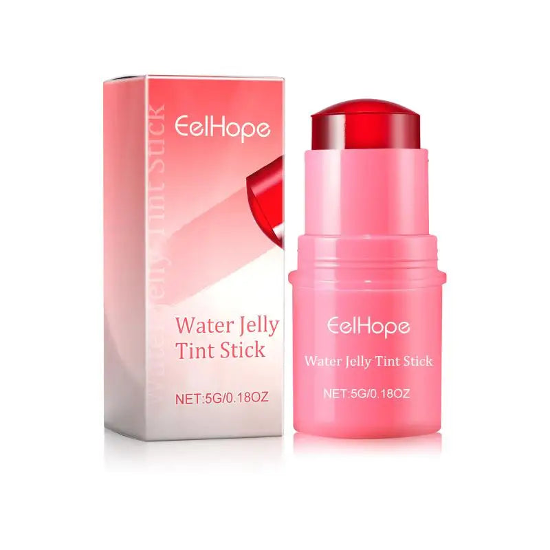 All One Blusher Stick Lip Cheek Hydrating Creamy Texture Easy Use Qme Red