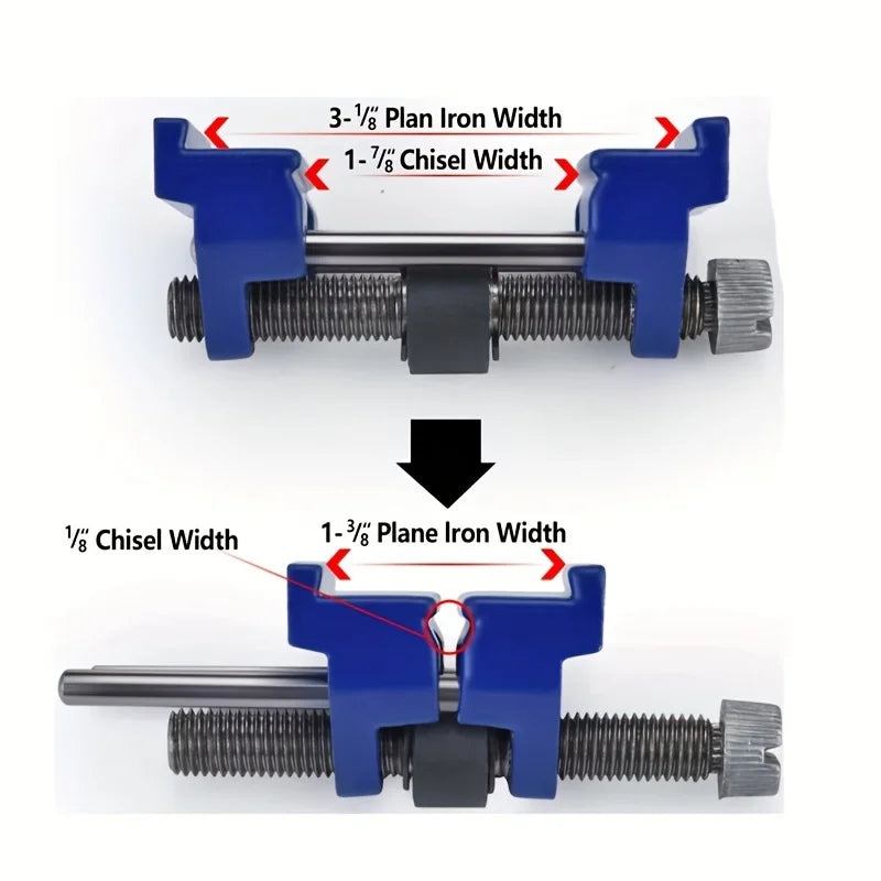 Honing guide chisel sharpener holder for chisels and planes, adjustable angle guide sharpener holder sharpener holder Qme