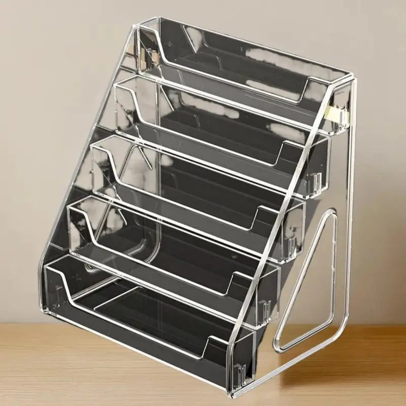 Nail Perfume Display Stand Acrylic Multi-layer Lipstick Organizer 3 4 Qme