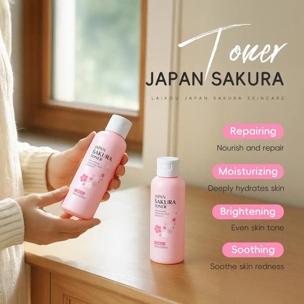 Sakura Face Lotion Moisturizing Essence Hydrating Oil Control Skin Qme