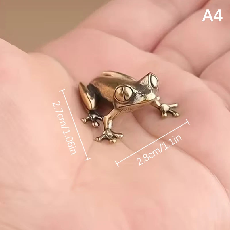 Pose Desktop Ornament Tea Pet Figurine Home Office Decor Vintage Qme A4