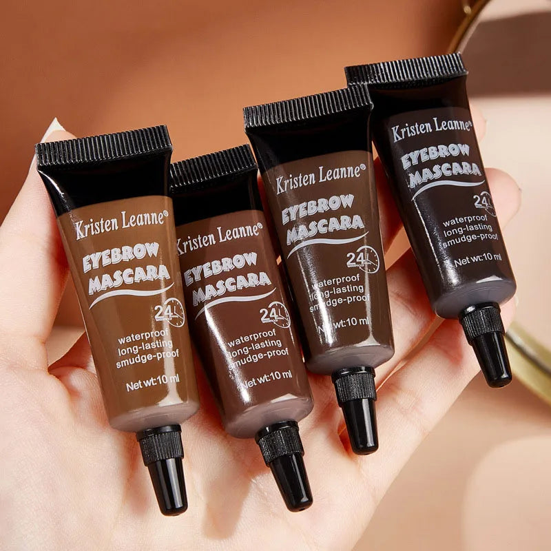 6 Color Eyebrow Enhancers Cream Women Natural Liquid Dyeing Eyebrow Set Brow Tattoo Pigments Lasting Waterproof Eyebrow Gel Qme
