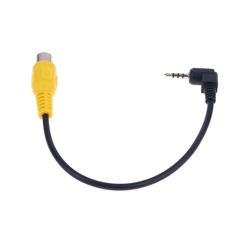 AV Video Cable Adapter Jack Male Plug Female GPS Rear Camera Qme
