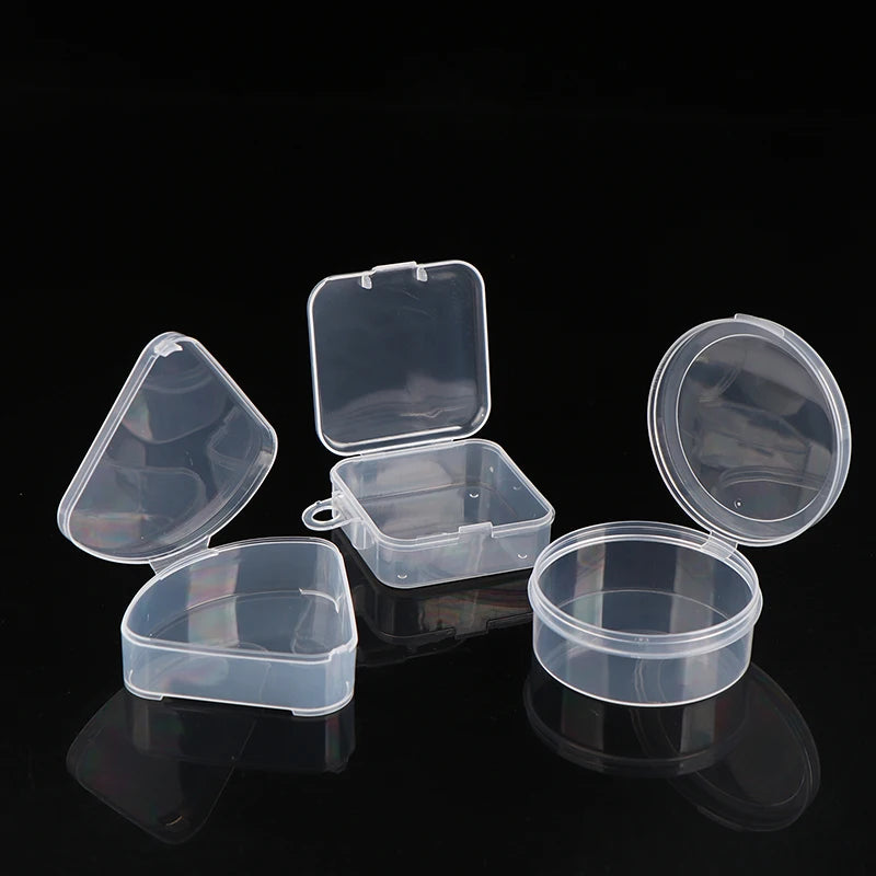 Portable Travel Cosmetic Bags Cosmetics Storage Case Plastic Box Qme