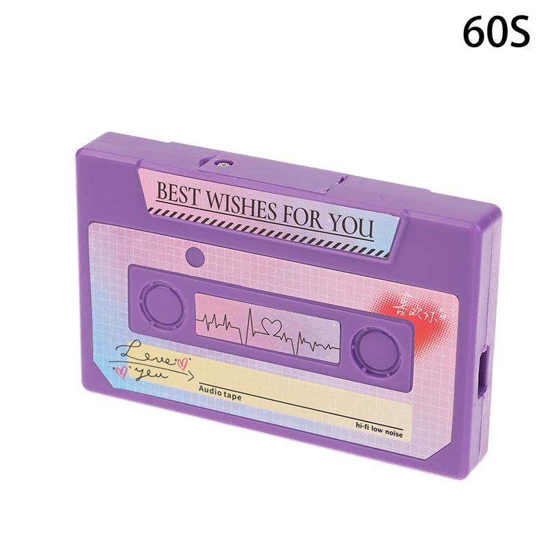 Creative Plastic Voice Recording Cassette Tape 60 300 Seconds
