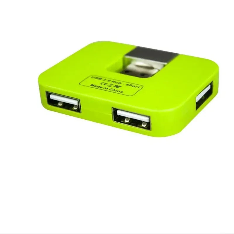 Rotate USB Splitter Usb Hub Rotate USB2.0HUB Tow 4-port Car USB Hub Expander Transmission Rate: 480Mbs Qme