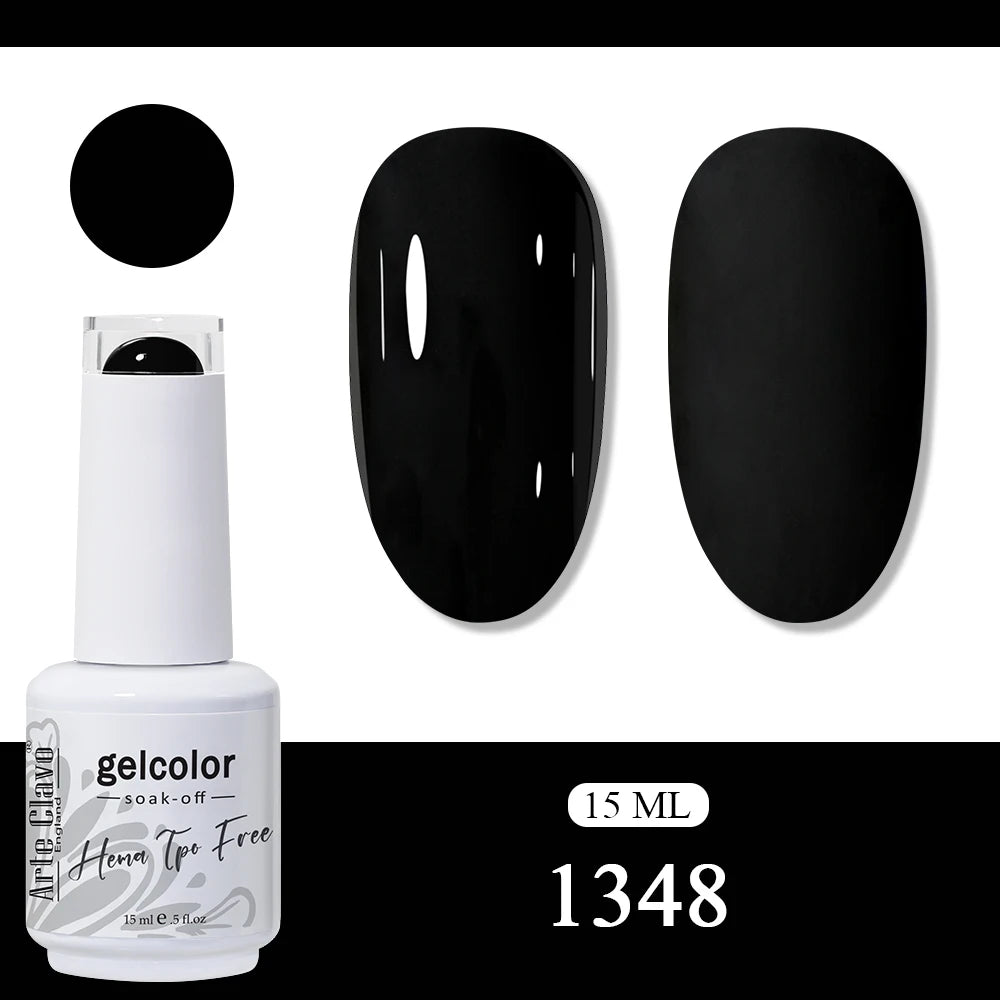Arte Clavo Blossoming Gel Polish Nail Art Transparent Watercolor Qme 1348