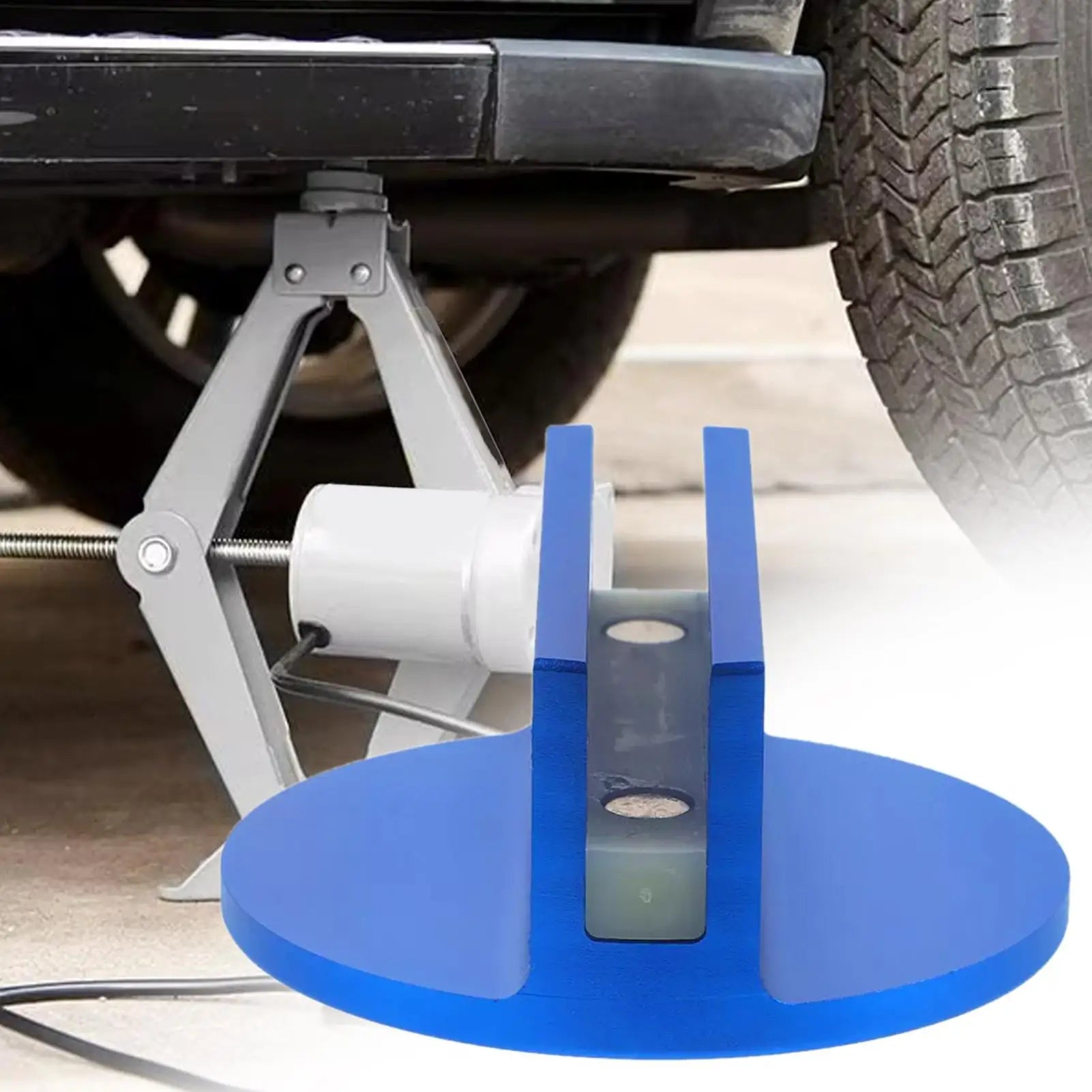 Magnetic Pinch Weld Jack Pad Frame Guide Rail Adapter Aluminum Qme