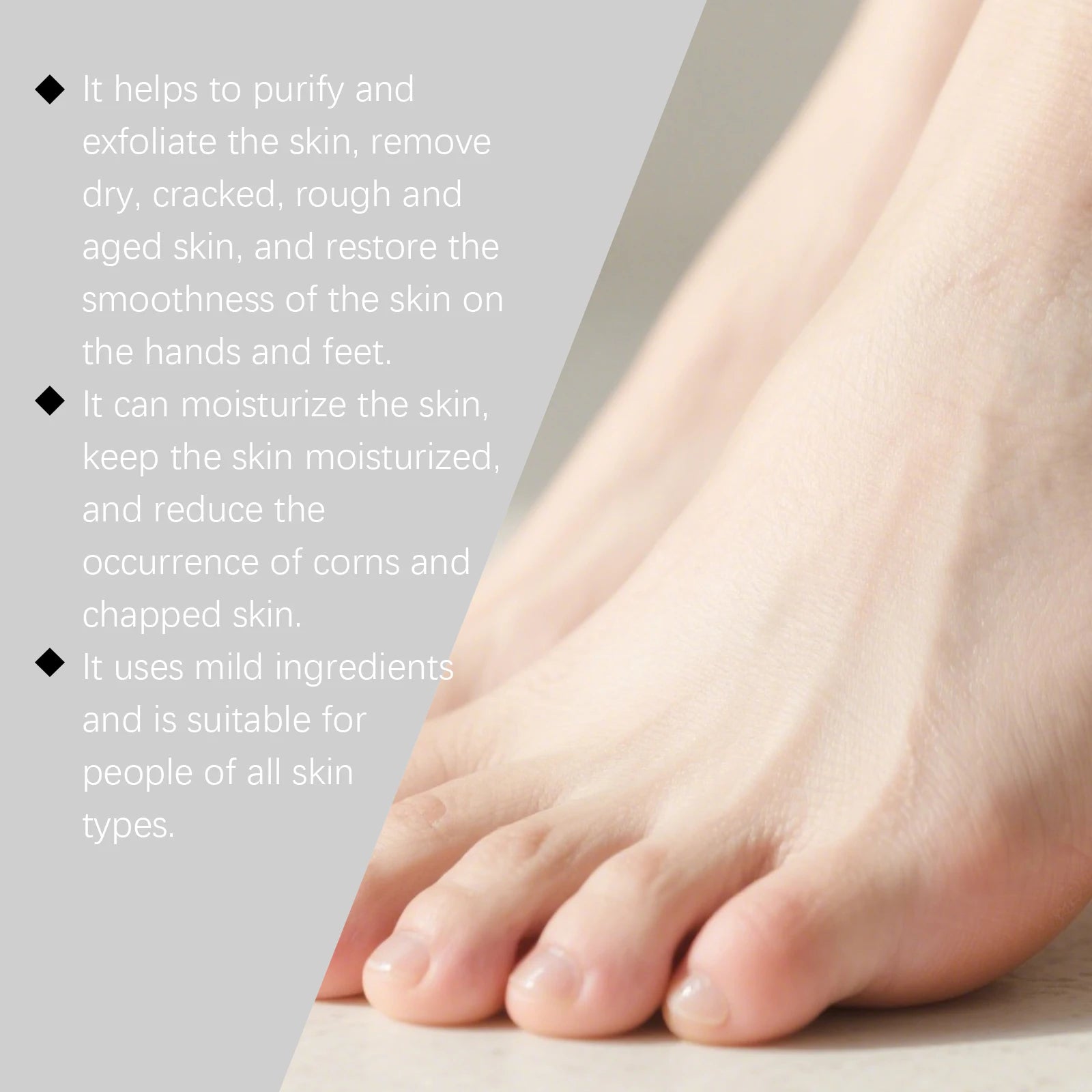 Christmas Urea Hand Foot Care Stick Moisturizing Balm for Dry Cracked Heels Elbows & Knees Gentle Exfoliation Softening Skin Qme