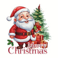 1Pc, Santa Claus sticker, toilet tank sticker, home wall decoration products, toilet sticker, door sticker. Qme 1pc