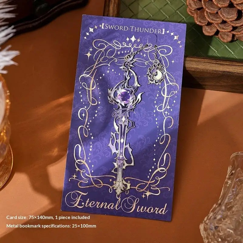 Vibrant Enamel Anime Metal Bookmark Fantasy Book Enjoyment Qme A4