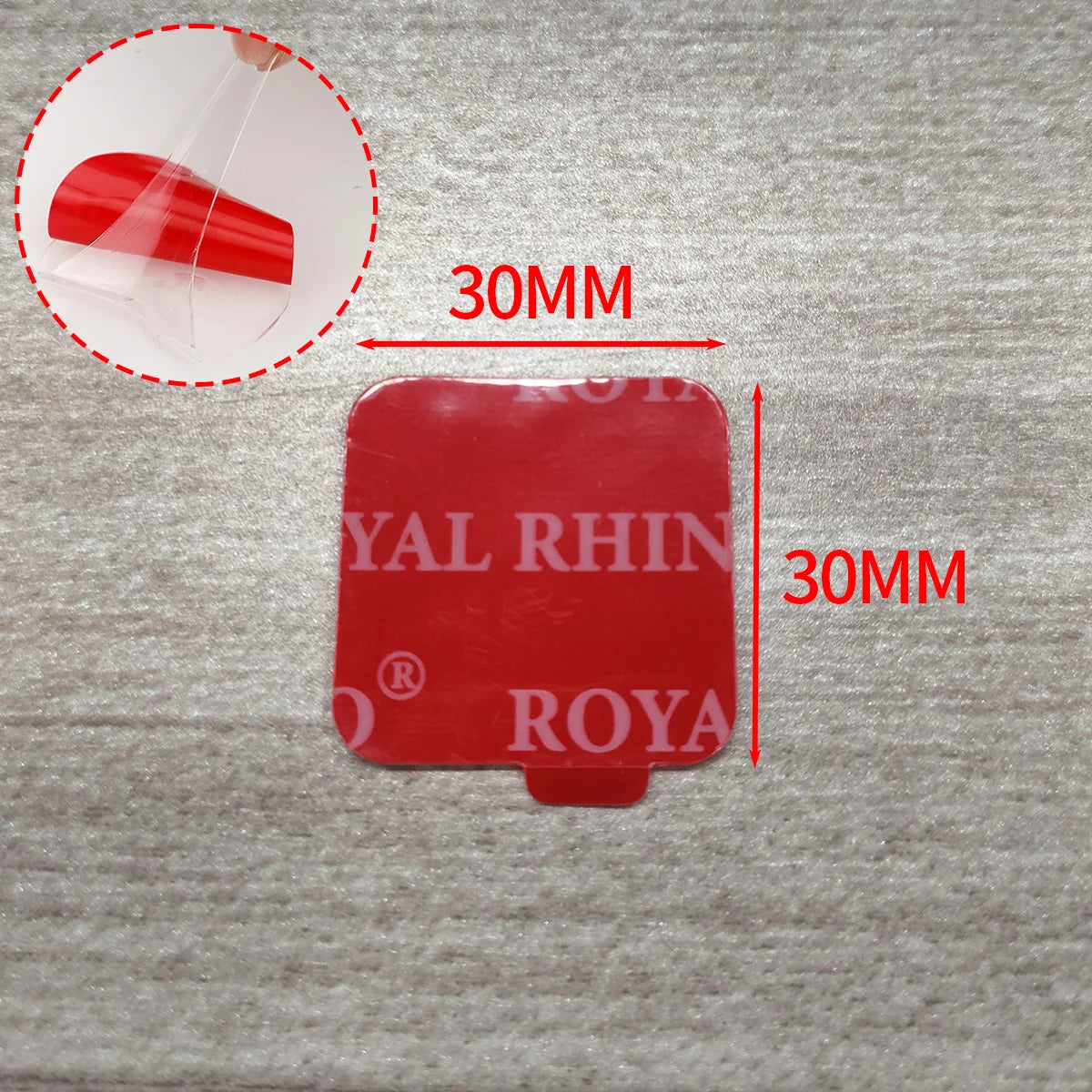 Super Strong Double Sided Tape New Waterproof No Trace Self Adhesive Acrylic Patch Sticky For Home Car Office School Qme Squareness-30MM Quantity-5PCS