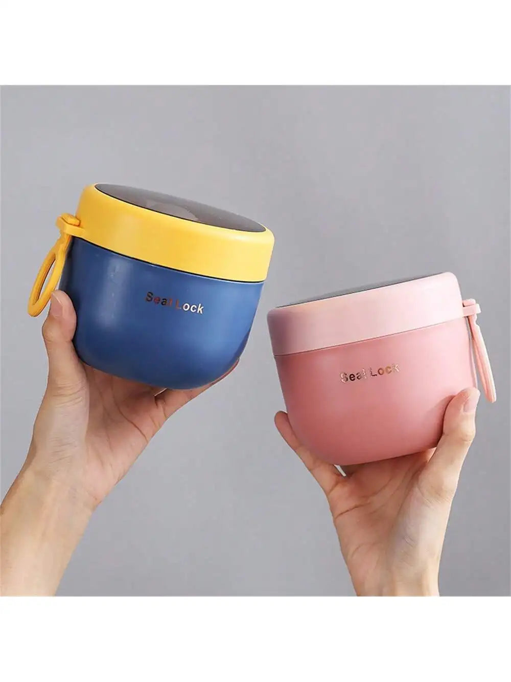 Soup Cup Breakfast Bowl Milk Portable Can Student Work Fresh-keeping Qme
