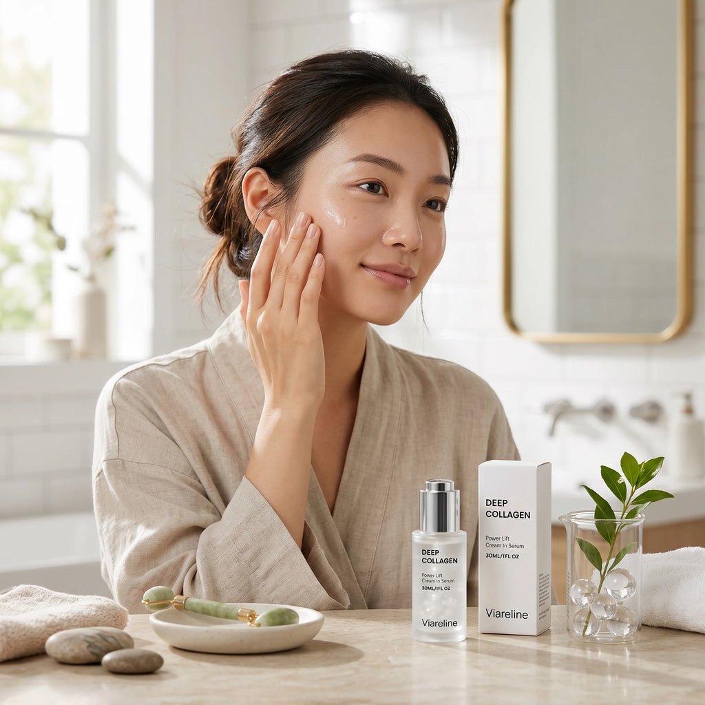 Viareline Lift Serum Cream Anti Wrinkles Fades Fine Lines Improve Sagging Brighten Skin Elasticity Boost Moisturizing Face Serum Qme