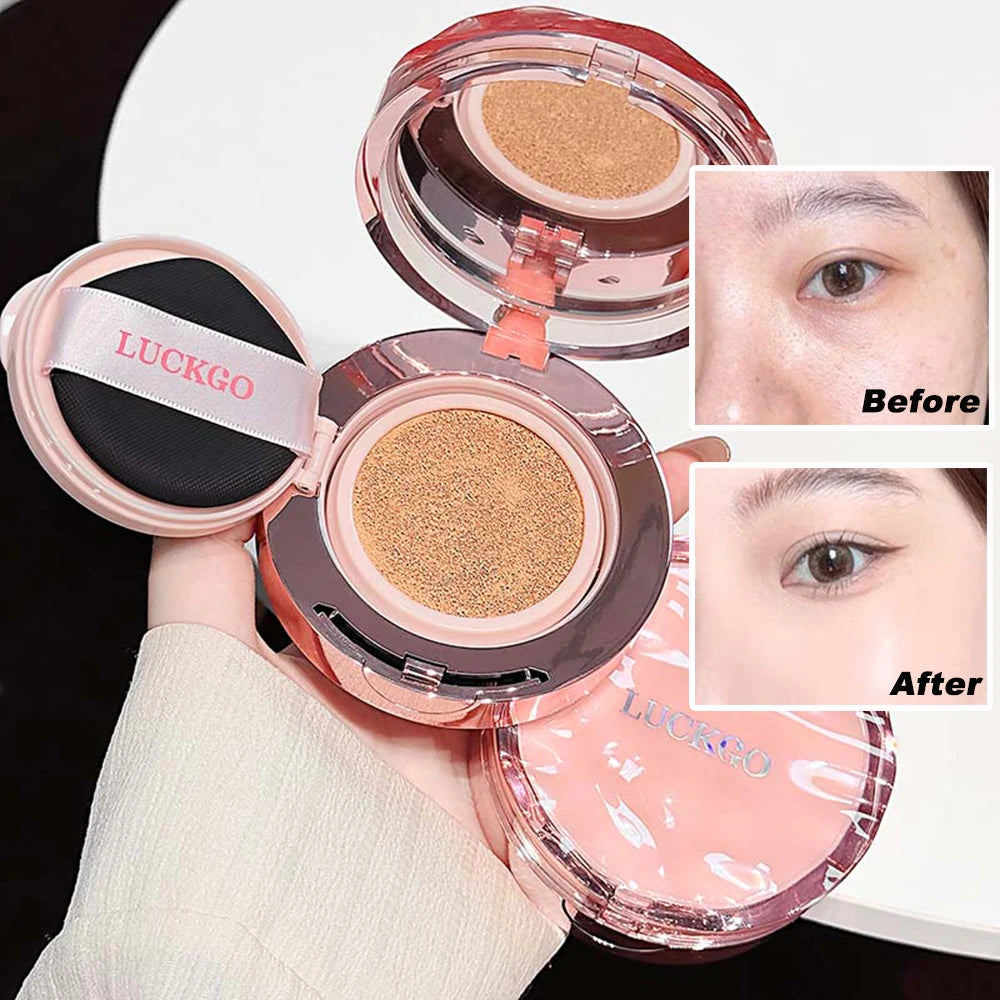 Korean Hydrating Air Cushion BB Cream Concealer Light Natural Qme